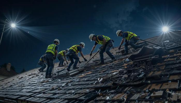 Roofing emergency call services